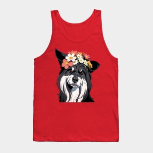 Floral Yorkie's Delight Tank Top